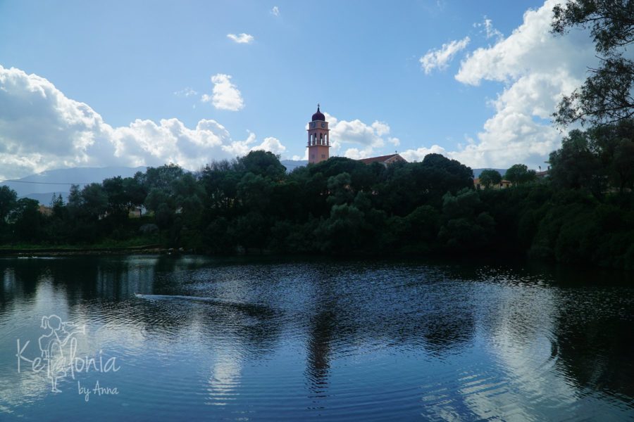 Karavomylos Lake & Church