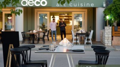 Deco mediterranean cuisine